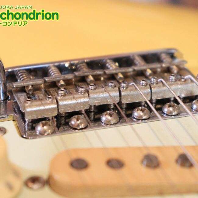 ピックガードをミントグリーンに交換、5way仕様のストラトです！