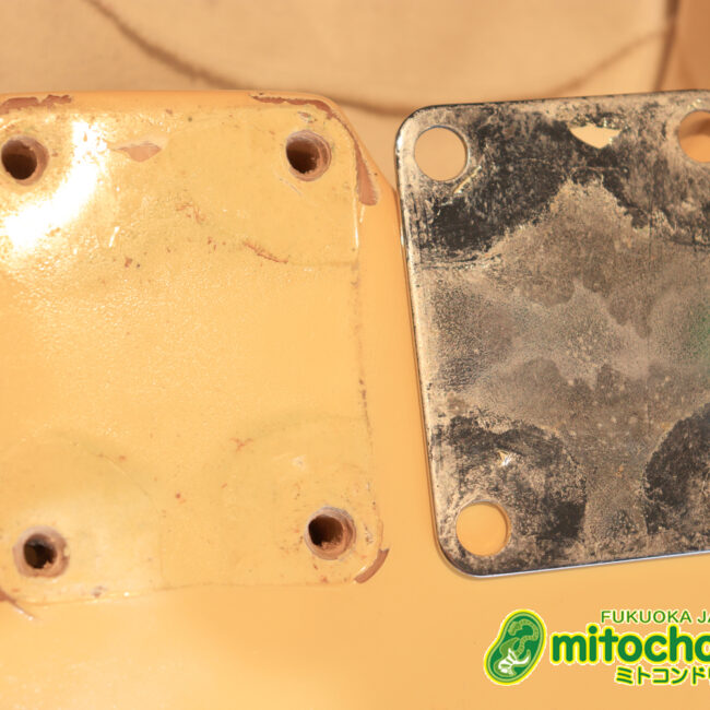 ピックガードをミントグリーンに交換、5way仕様のストラトです！