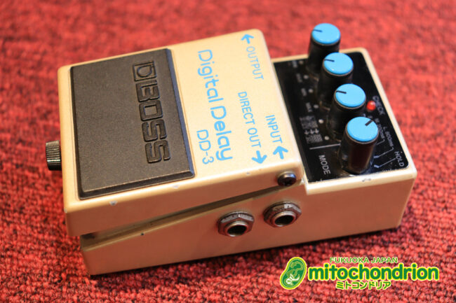 ディレイと言えば、この王道のBOSS DD-3！わりと綺麗な個体です！