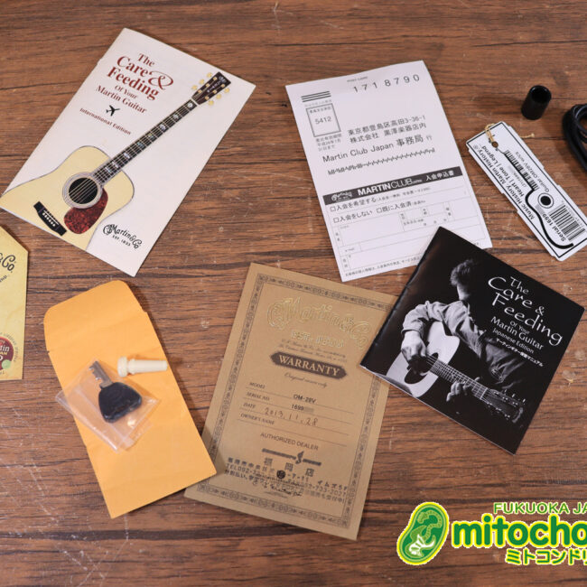 フィッシュマンのピックアップを搭載したOM28V！