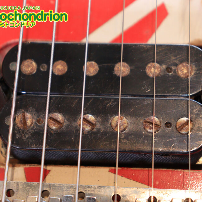 ノーブランドのフランケンです！ダンカンピックアップ&フロイドローズ搭載！