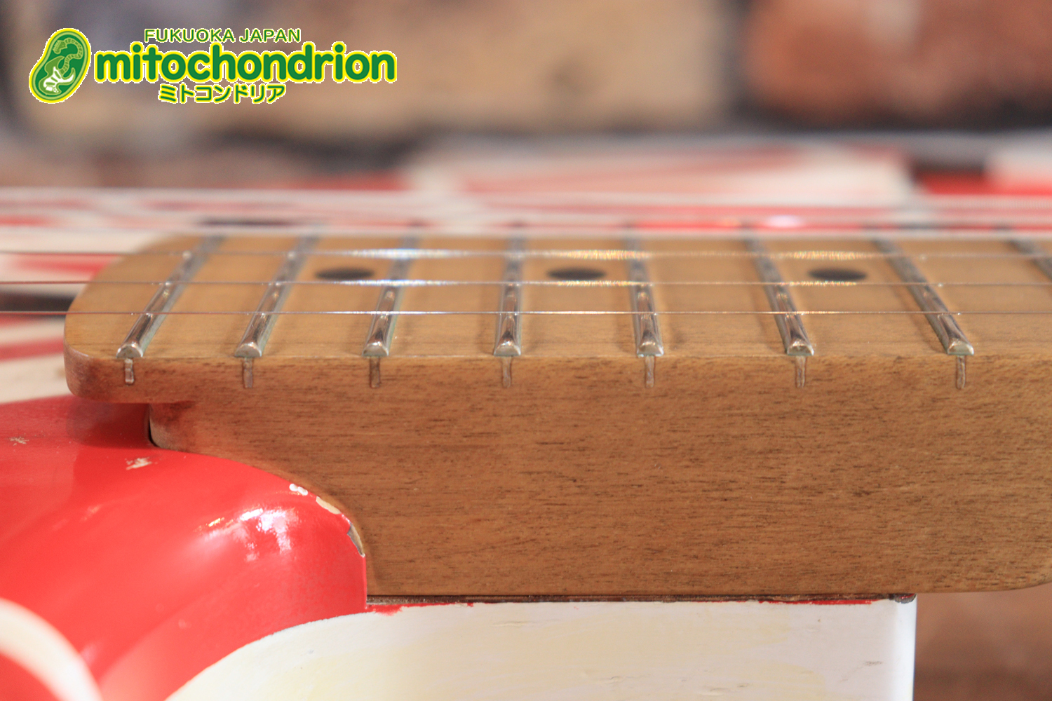 ノーブランドのフランケンです！ダンカンピックアップ&フロイドローズ搭載！