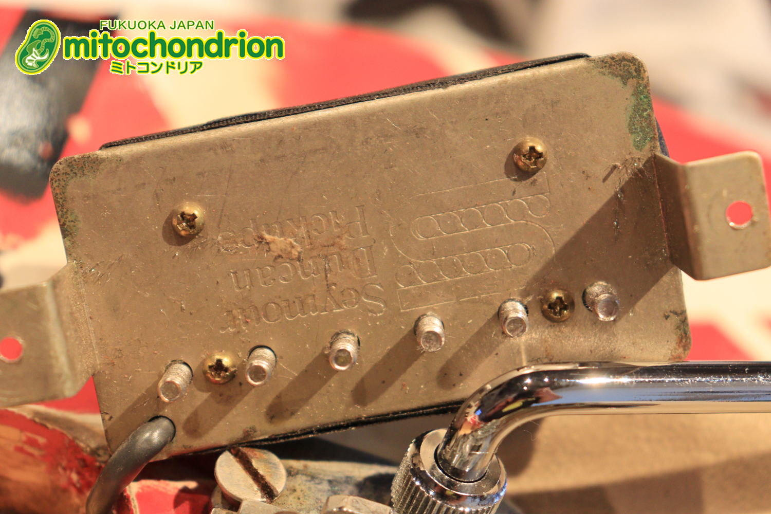 ノーブランドのフランケンです！ダンカンピックアップ&フロイドローズ搭載！