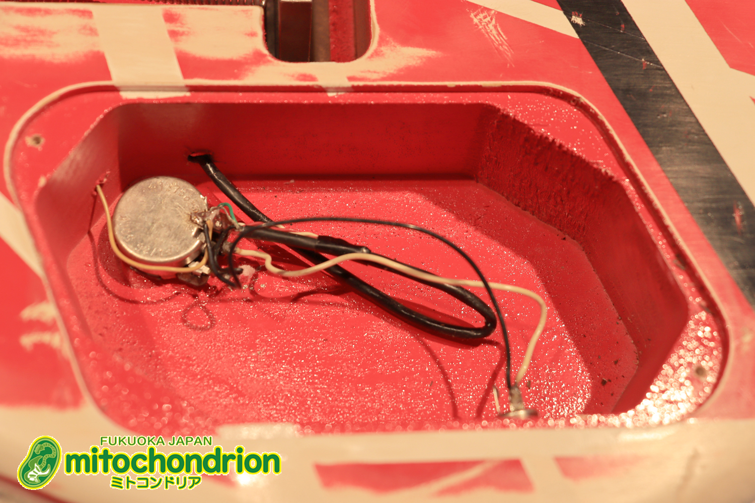 ノーブランドのフランケンです！ダンカンピックアップ&フロイドローズ搭載！