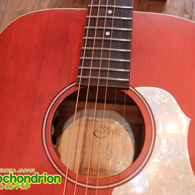 これから始める方にもお勧め！艶消しブラックのエレアコ！クリップチューナーとカポ付きです！！