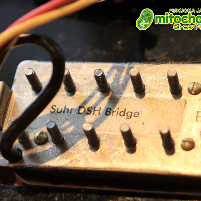 Suhrピックアップにウイルキンソン・ブリッジ、ヴィンテージのバンブルビーを搭載したパシフィカ！