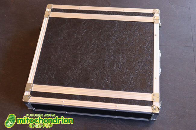 2Uのラックケースです。表面に柄の入った、ちょっと良さげなケース！