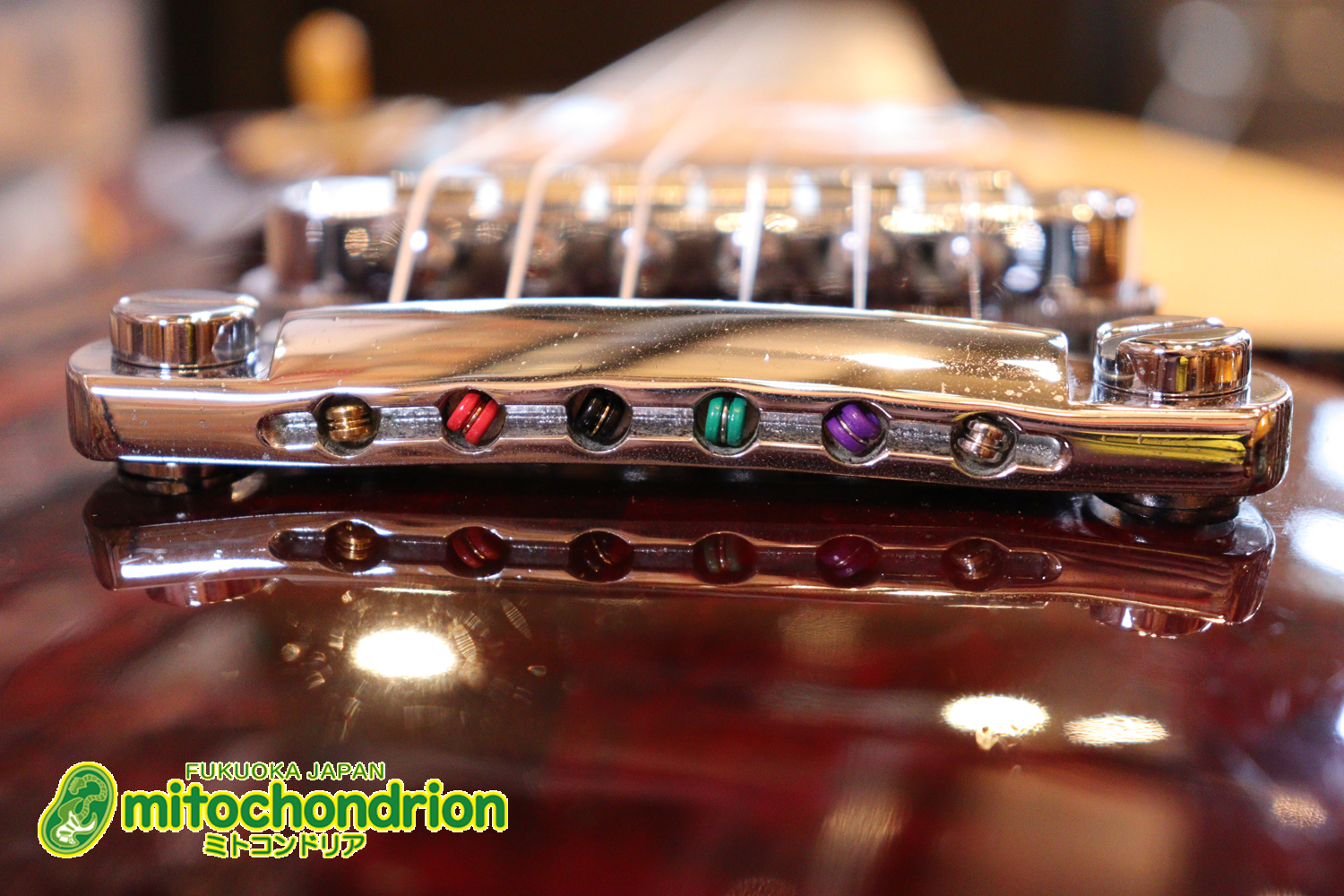 ボディートップがキルトメイプルっぽい木目のレスポールスタンダードです！