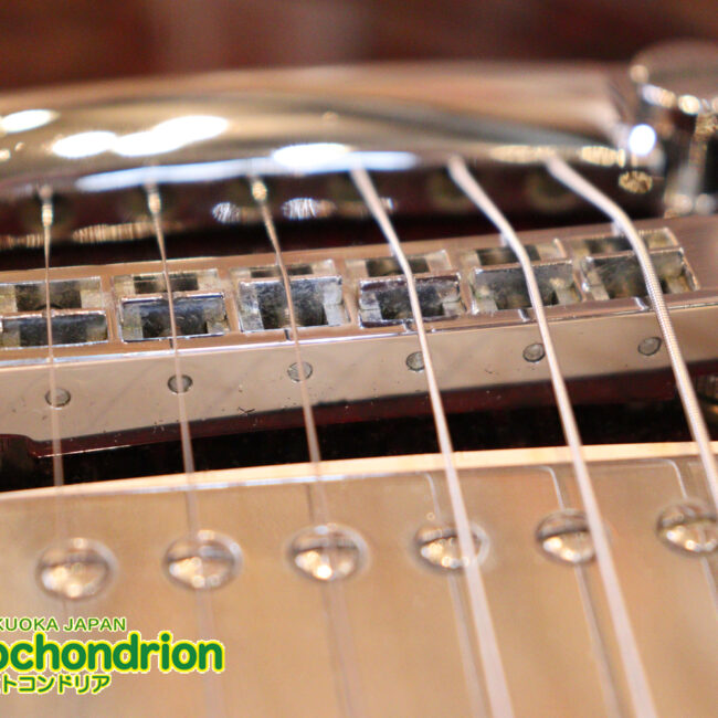 ボディートップがキルトメイプルっぽい木目のレスポールスタンダードです！