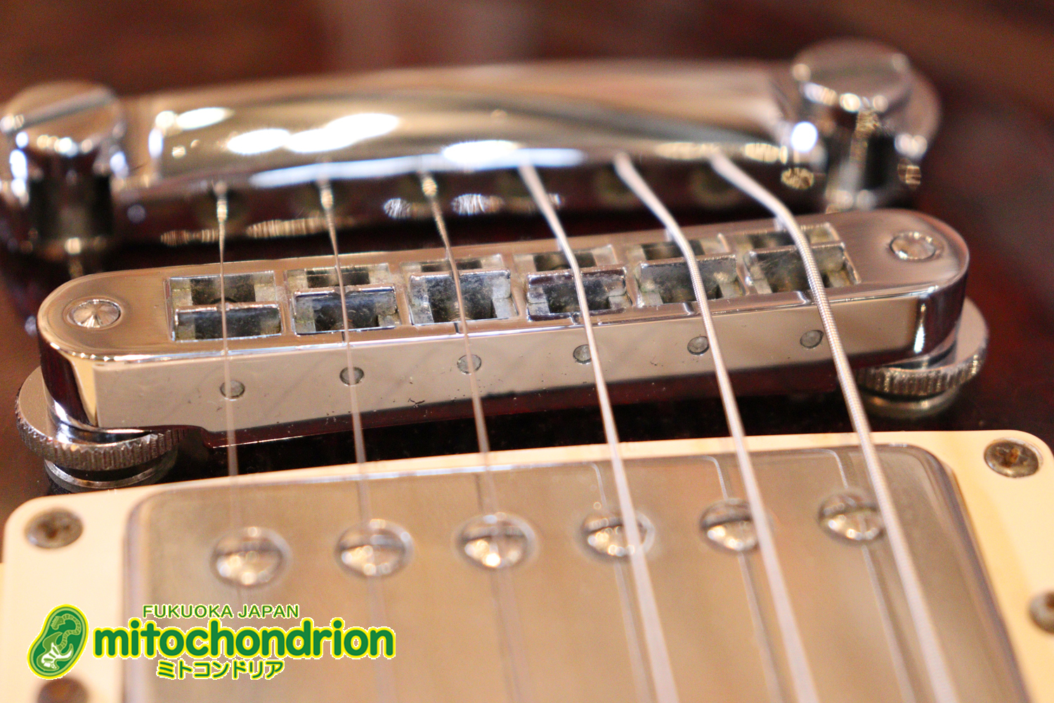 ボディートップがキルトメイプルっぽい木目のレスポールスタンダードです！