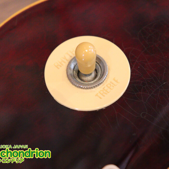 ボディートップがキルトメイプルっぽい木目のレスポールスタンダードです！