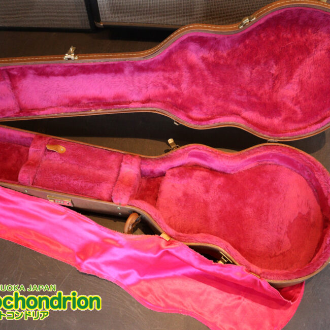 ボディートップがキルトメイプルっぽい木目のレスポールスタンダードです！