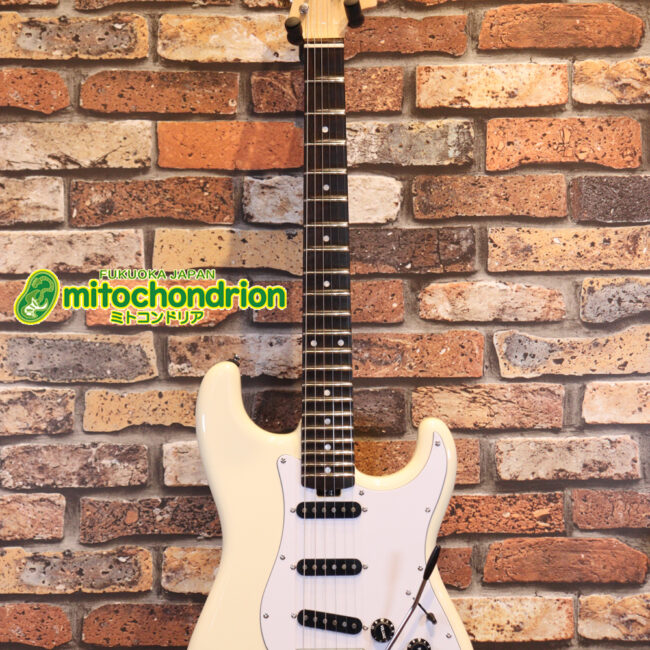 ローズ指板のスキャロップ仕様！ブラックパーツにモディファイ済です。２