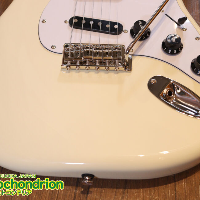 ローズ指板のスキャロップ仕様！ブラックパーツにモディファイ済です。２