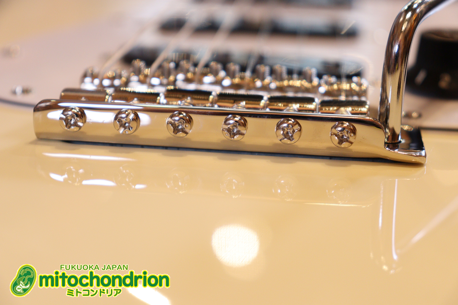 ローズ指板のスキャロップ仕様！ブラックパーツにモディファイ済です。２