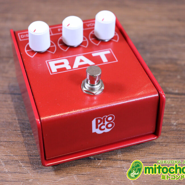 イケベ楽器 40周年と45周年の記念に作られたホワイト、レッド、イエローのRAT2、3台セット！