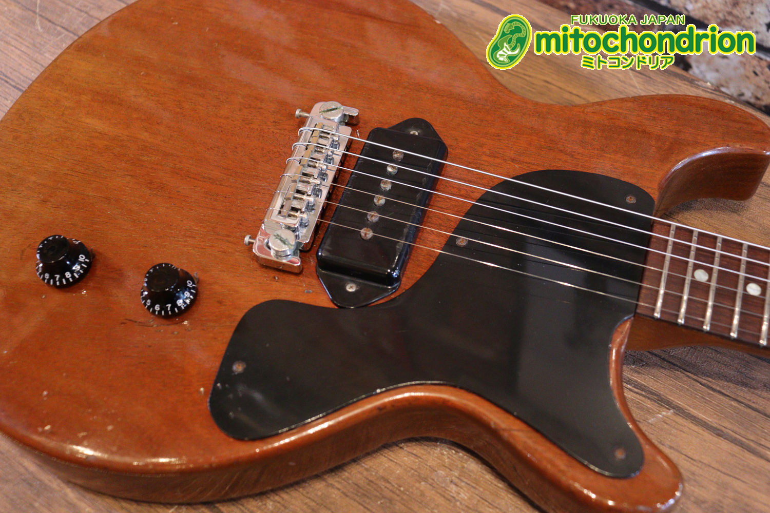 プレイヤーズコンディションのレスポールジュニア、ダブルカッタウェイ！