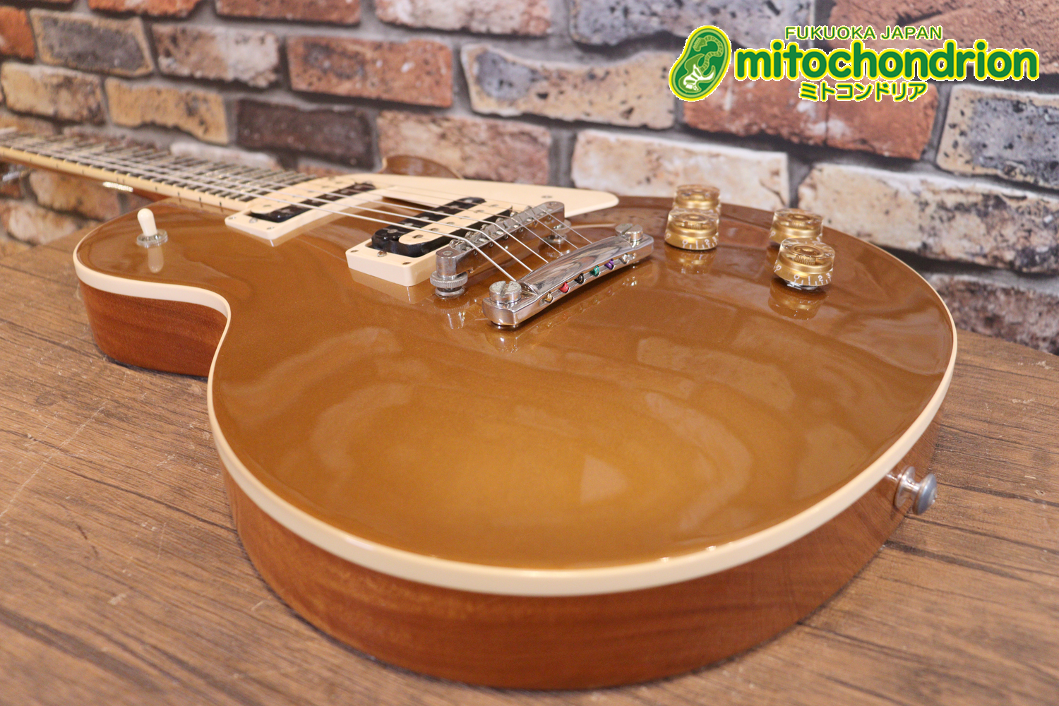 ゼブラビックアップを2基搭載したレスポールクラシックです！