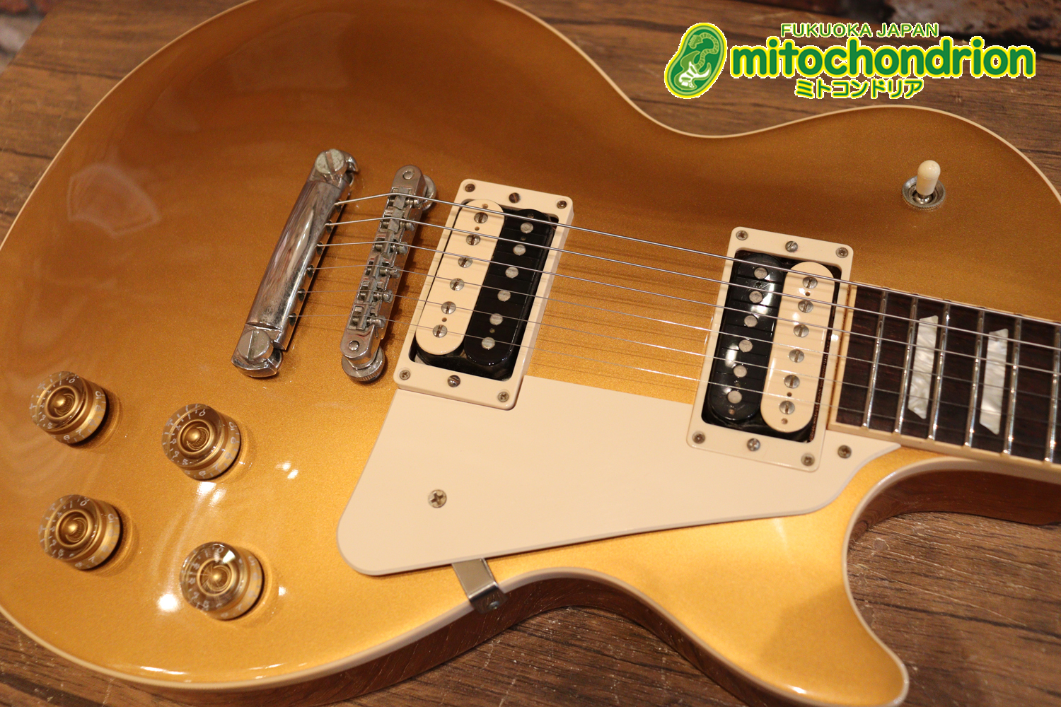 ゼブラビックアップを2基搭載したレスポールクラシックです！