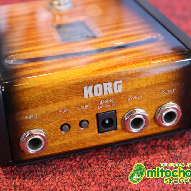 コルグ定番のチューナー！限定品のリアルウッドボディーです！