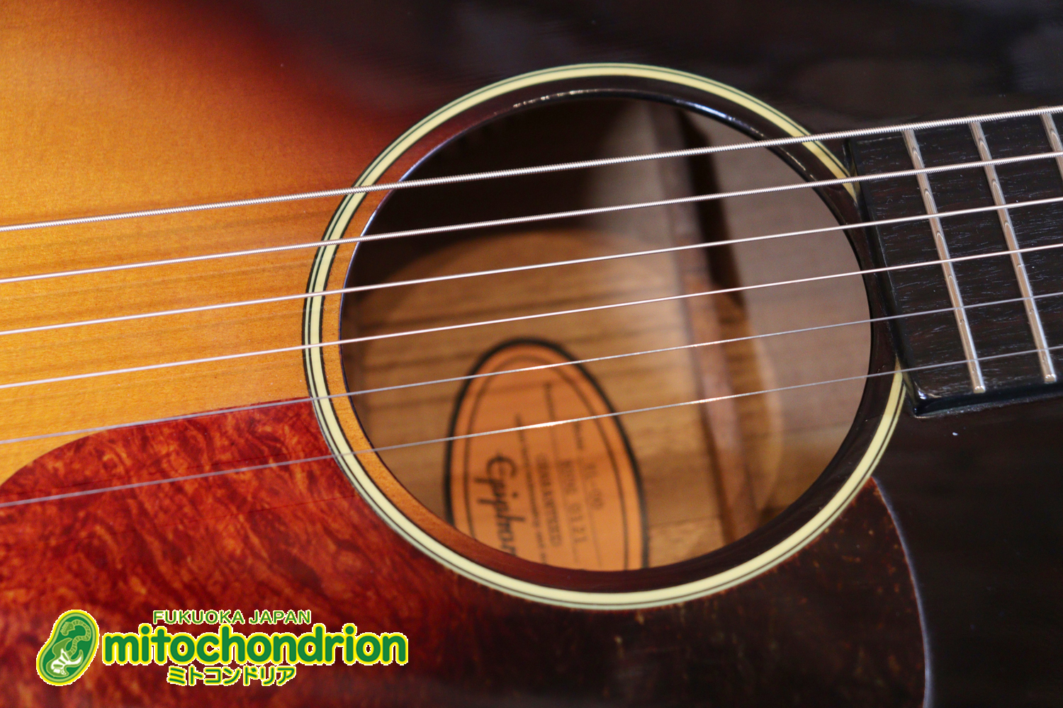 小ぶりなボディーでお馴染みL-00のエピフォンバージョンです！Gibsonヘッド！