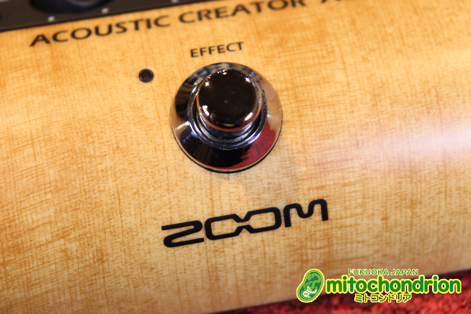 アコースティック用のプリアンプ、エフェクター、アコースティックモデリングを搭載！チューナー付！