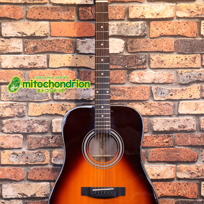 これから始めるプレイヤーにもお勧め！トップ材は単板です。クリップチューナー付き！