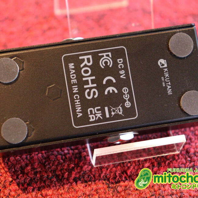 トゥルーバイパス仕様のペダル式チューニングメーター！