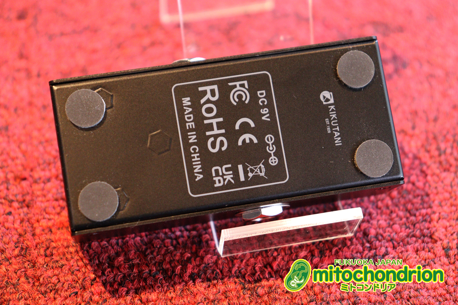 トゥルーバイパス仕様のペダル式チューニングメーター！