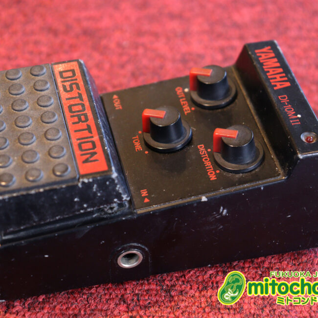 思いのほか、この単体でかなり歪むディストーションです！