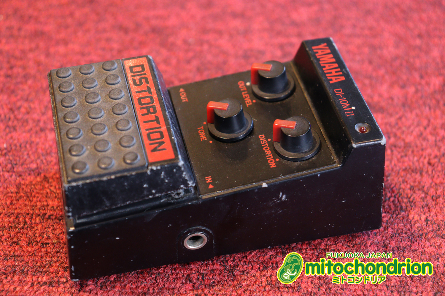 思いのほか、この単体でかなり歪むディストーションです！