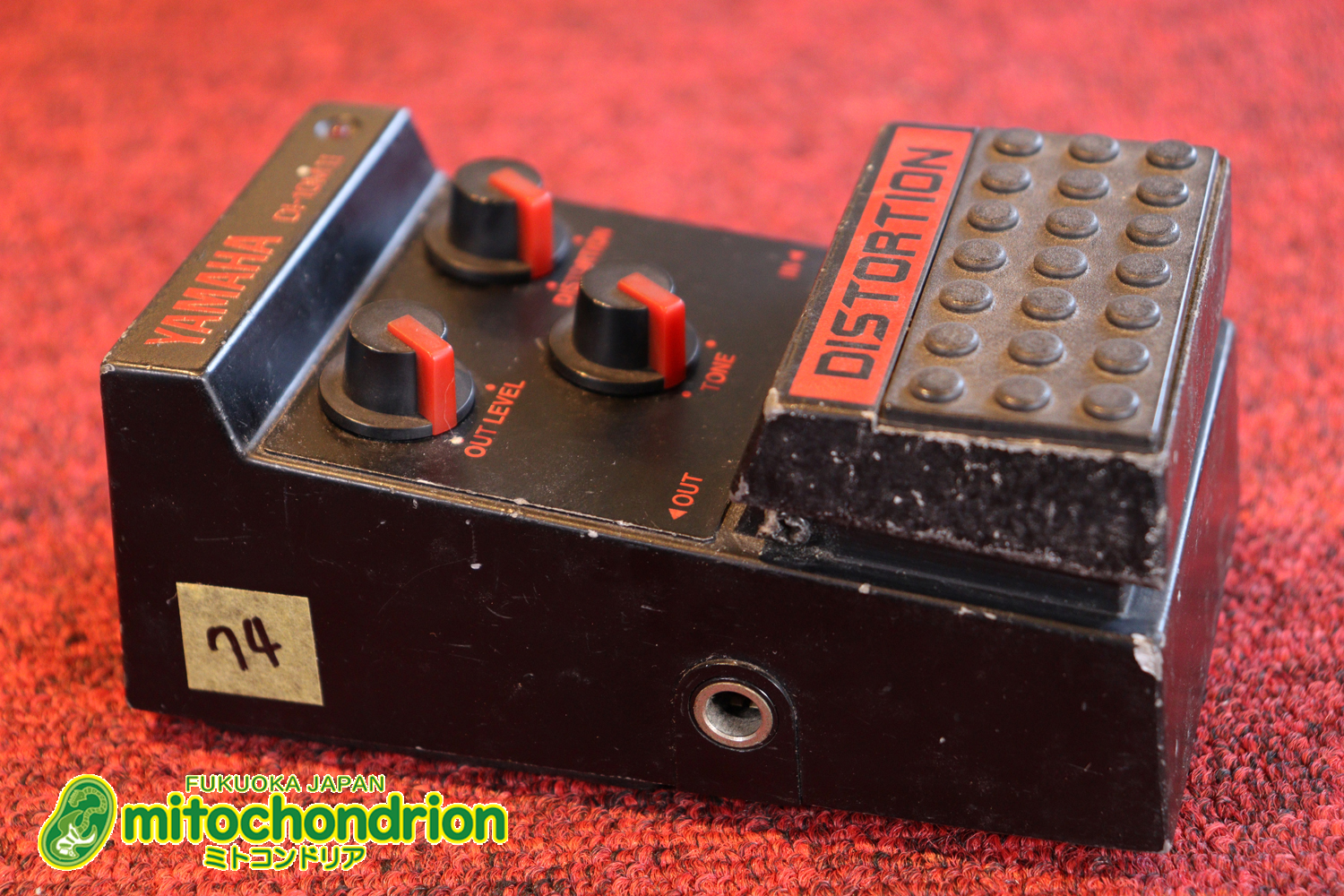 思いのほか、この単体でかなり歪むディストーションです！