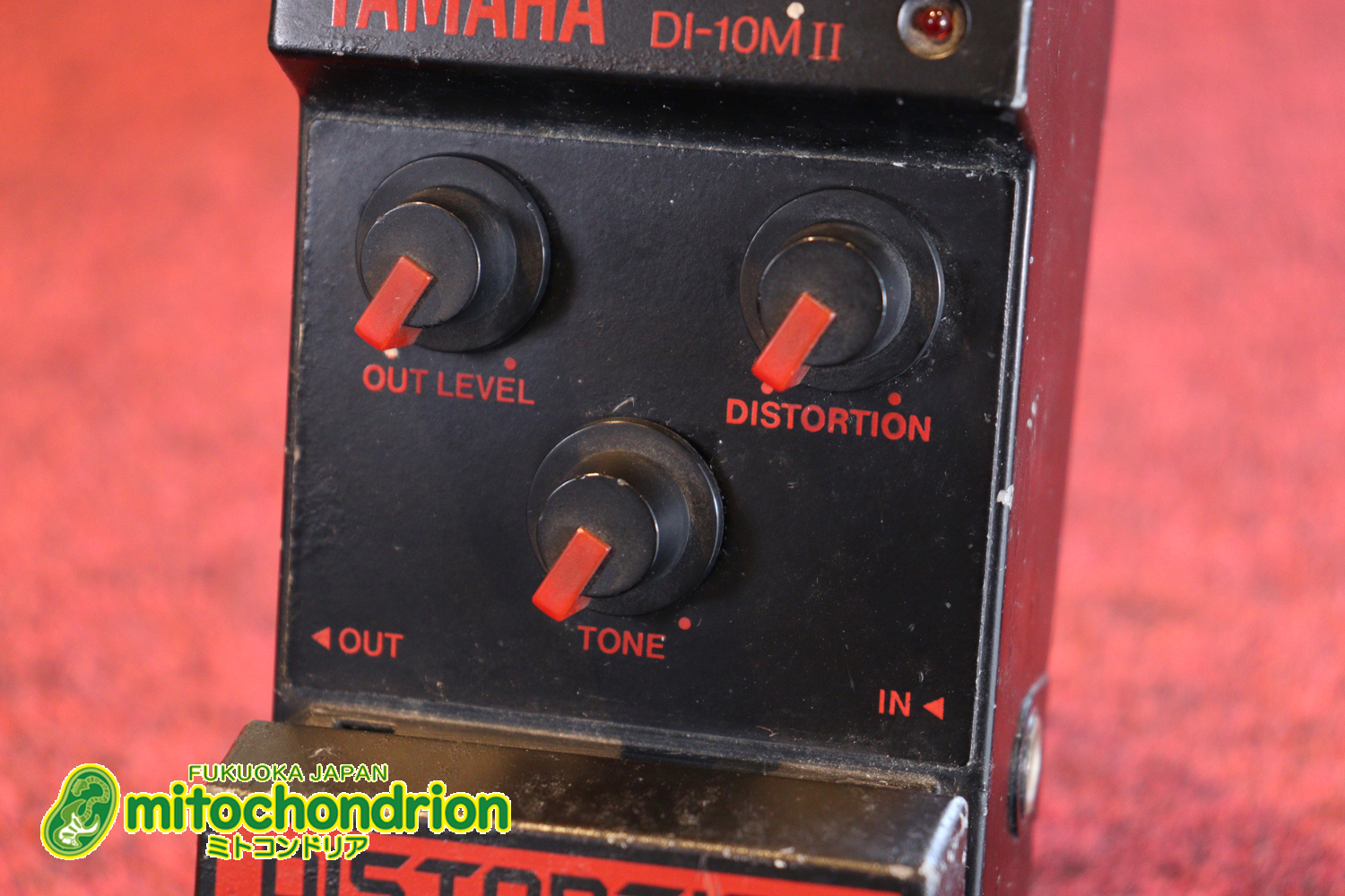 思いのほか、この単体でかなり歪むディストーションです！