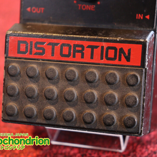 思いのほか、この単体でかなり歪むディストーションです！