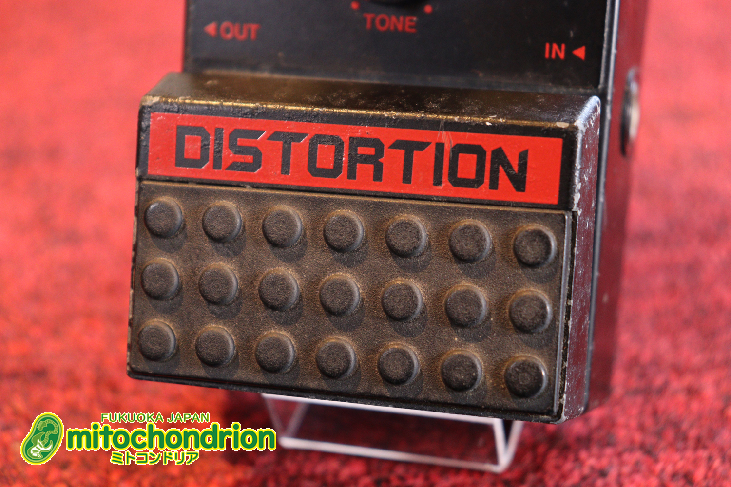 思いのほか、この単体でかなり歪むディストーションです！